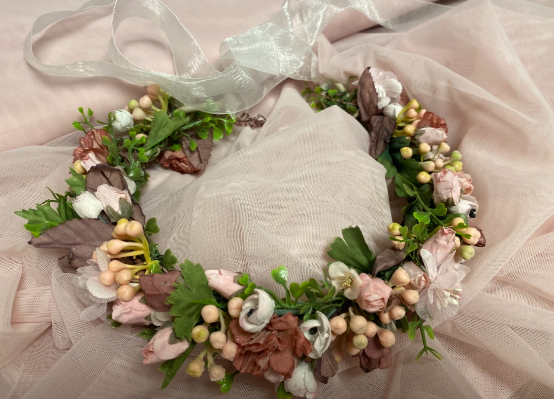 Blumenkränzchen "üppig rosa"