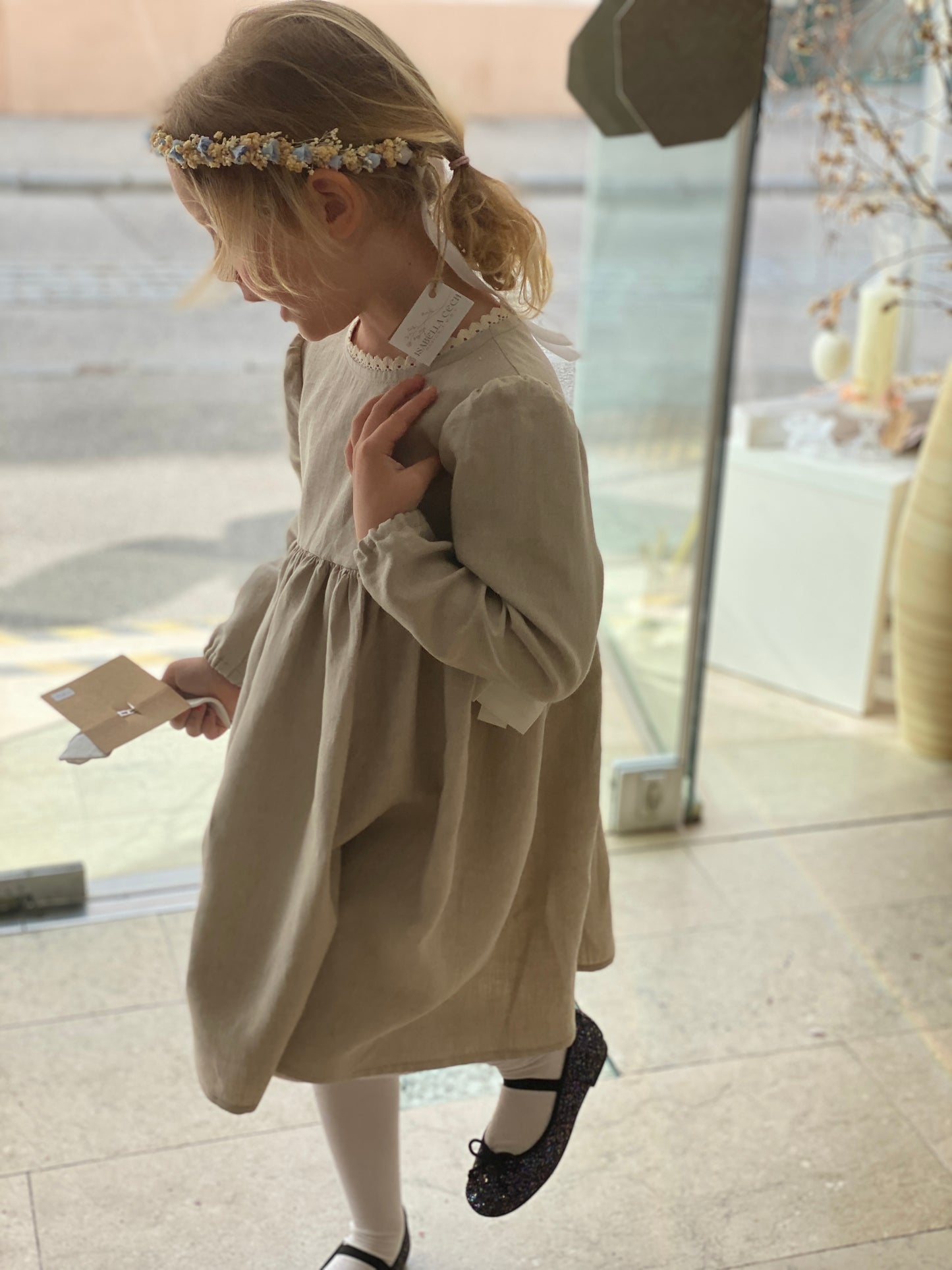 Leinenkleid Gr 110