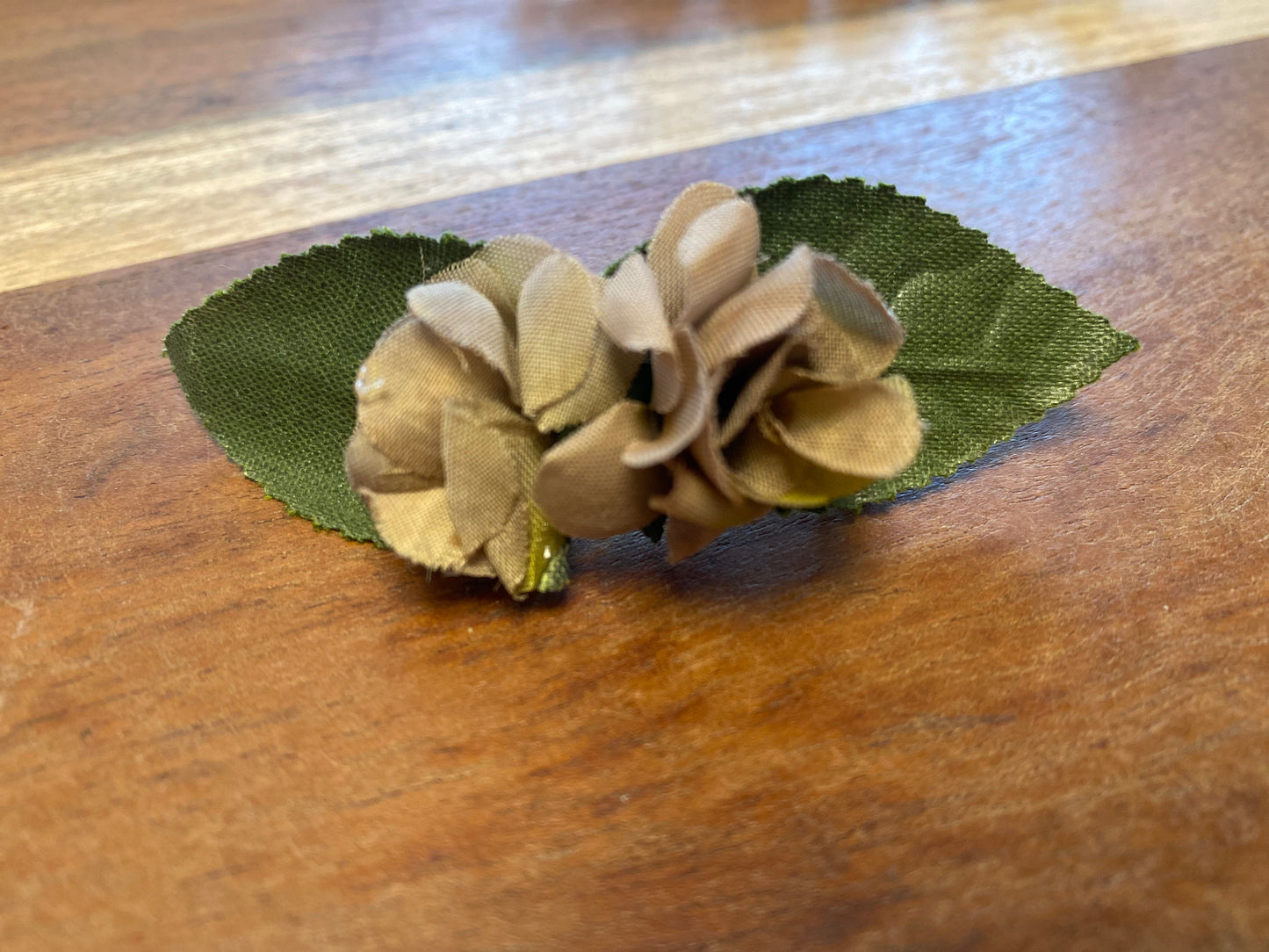 Spange "mocca Blümchen"