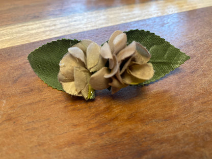 Spange "mocca Blümchen"