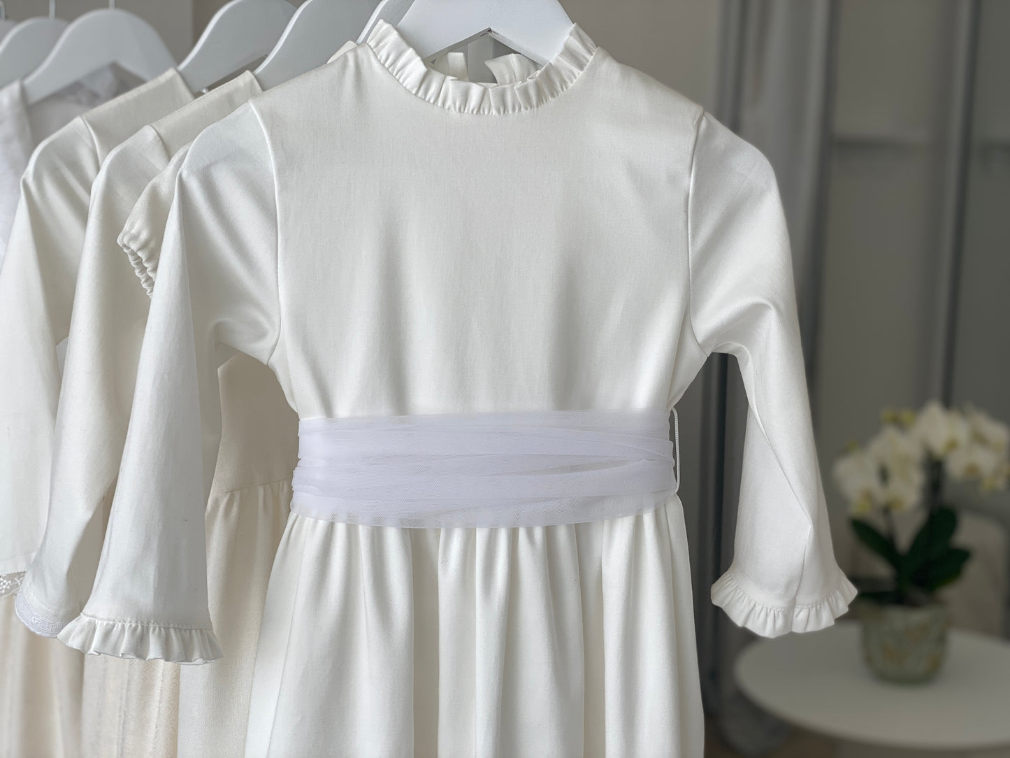 Erstkommunionkleid Ivory-White Gr 134
