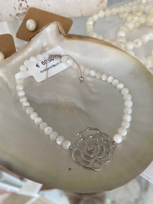 Perlmutt-Armband Rose