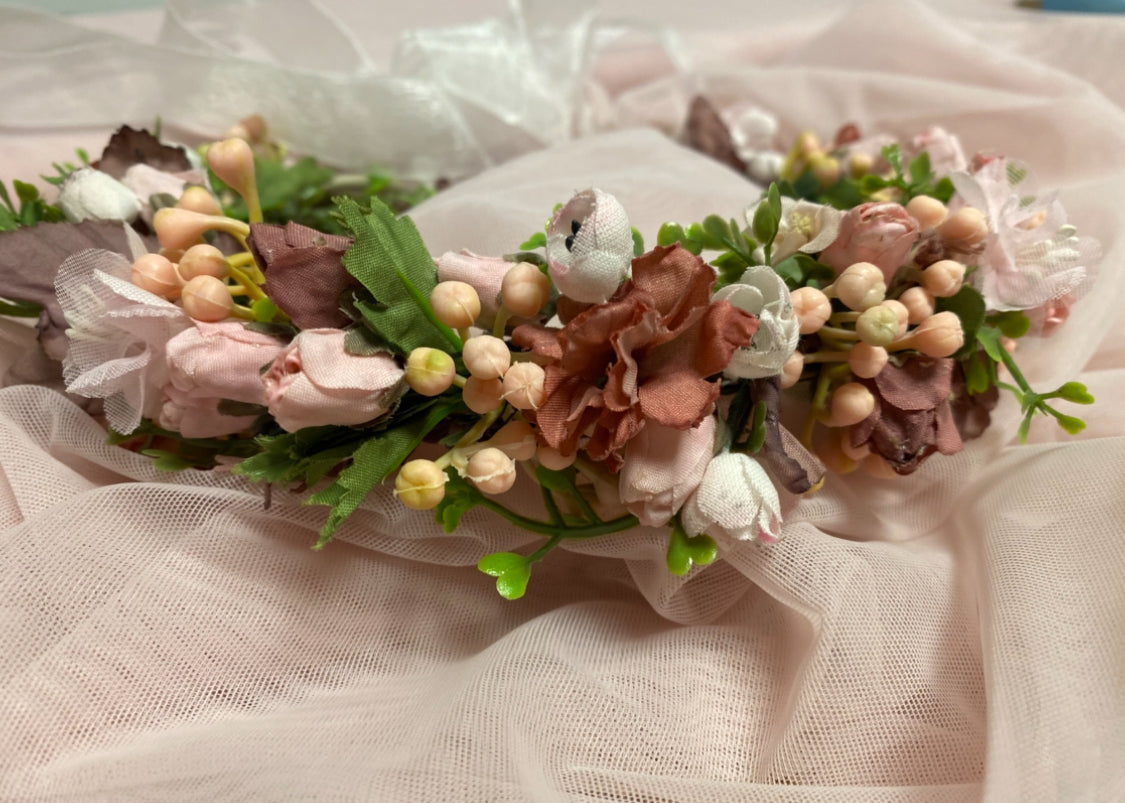 Blumenkränzchen "üppig rosa"