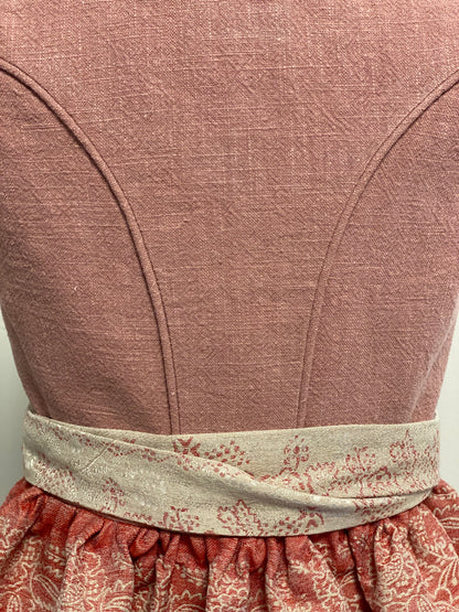 Dirndl "Rosa" Gr 110 altrosa-rot-beige