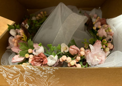 Blumenkränzchen "üppig rosa"