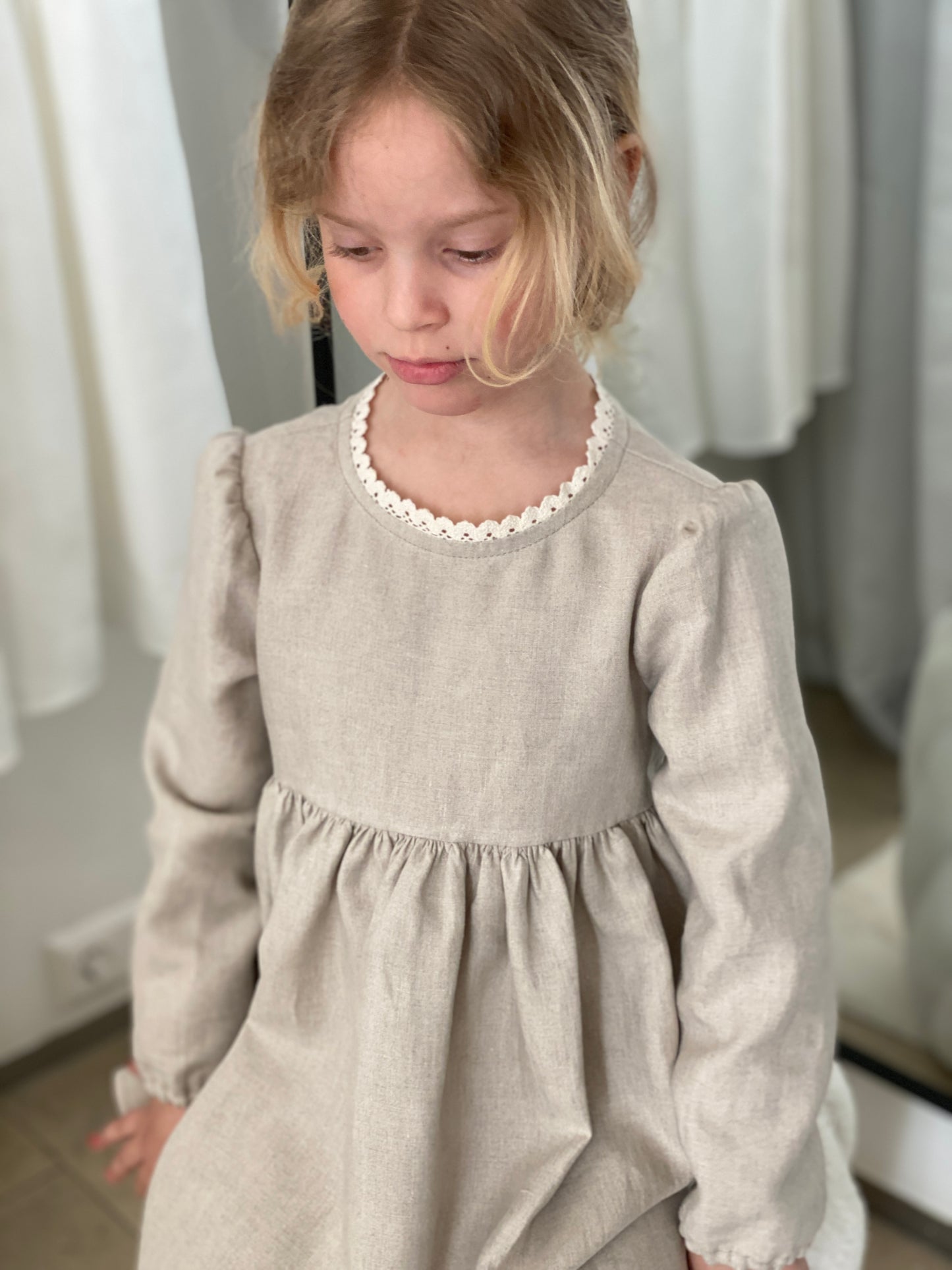 Leinenkleid Gr 110